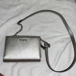 Steve Madden silver purse